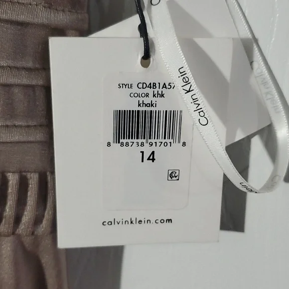 NEW Calvin Klein Wedding Party Mother of Bride Maxi Dress Size 14 - Picture 4 of 16